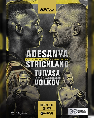 UFC 293 - Adesanya vs. Strickland