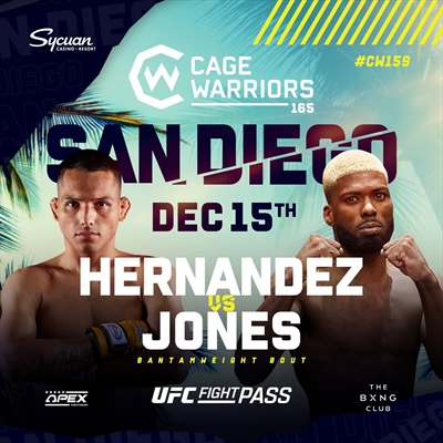 CW 165 - Cage Warriors 165: San Diego