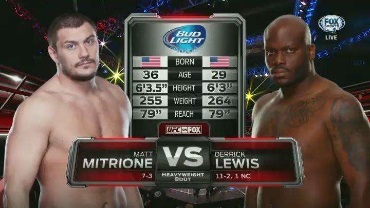 Matt Mitrione Vs Derrick Lewis Full Fight Ufc Fight Night 50