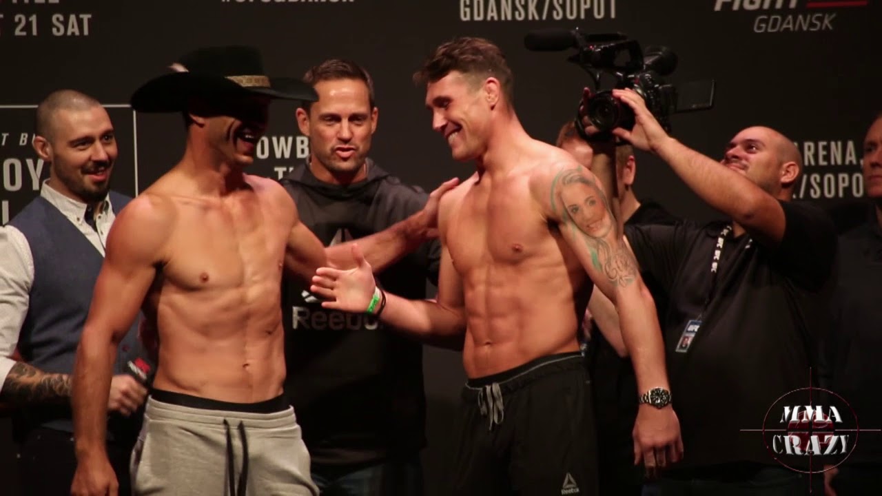 UFC Fight Night Gdansk Donald Cerrone Vs Darren Till Weigh In Face