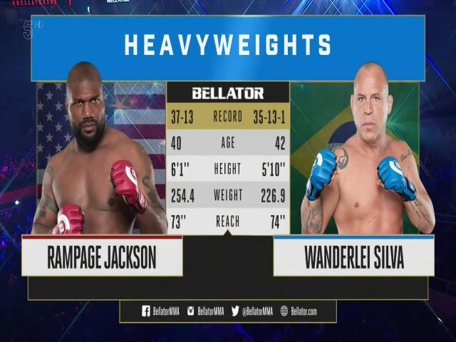Rampage Jackson Vs Wanderlei Silva Full Fight Bellator 206 Part 1 M