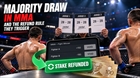 Majority draws in MMA and the refund rule they trigger