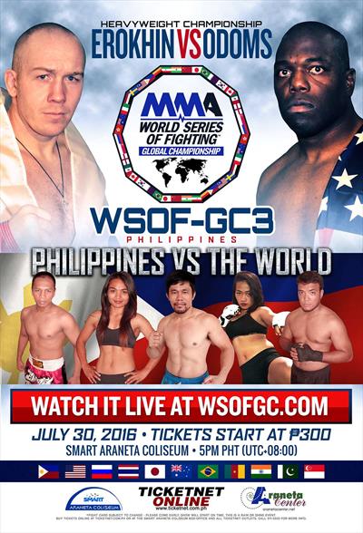 WSOF-GC 3 - World Series of Fighting Global Championship: Philippines
