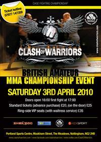 Clash of Warriors - British Amateur MMA Championship 1