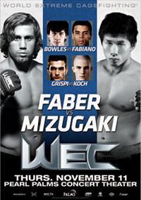 WEC 52 - Faber vs. Mizugaki