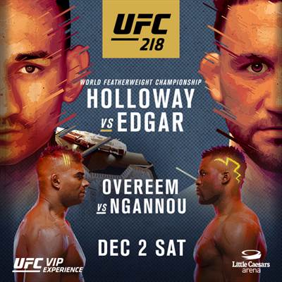 UFC 218 - Holloway vs. Aldo 2