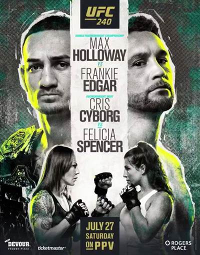 UFC 240 - Holloway vs. Edgar