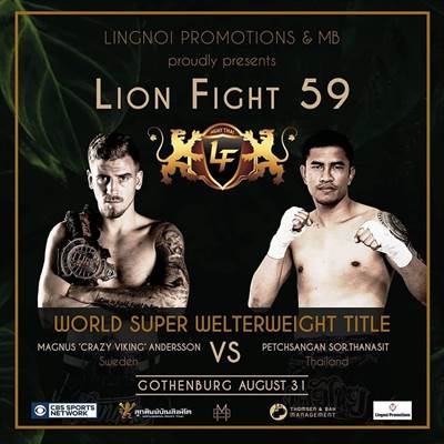 Lion Fight 59 - Andersson vs. Sor.Thanasit