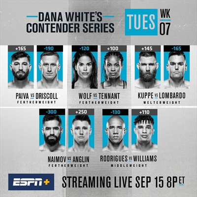 Dana White's Contender Series - Contender Series 2020: Week 7