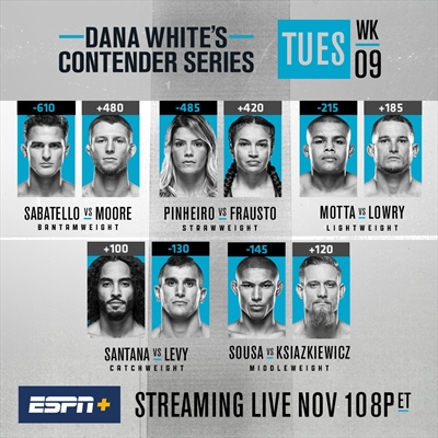 Dana White's Contender Series - Contender Series 2020: Week 9