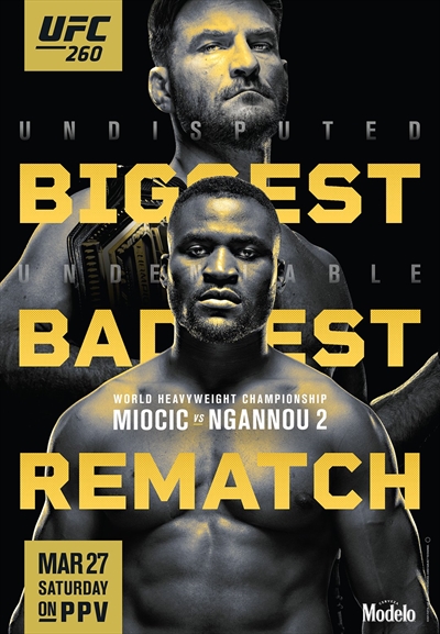 UFC 260 - Miocic vs. Ngannou 2