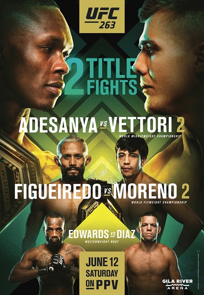 UFC 263 - Adesanya vs. Vettori 2