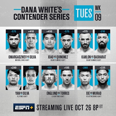 Dana White's Contender Series - Contender Series 2021: Week 9