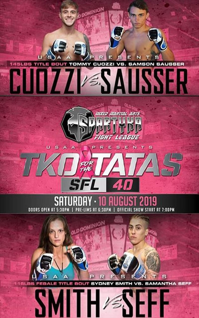 Spartyka Fight League 40 - TKO for the Ta-Tas