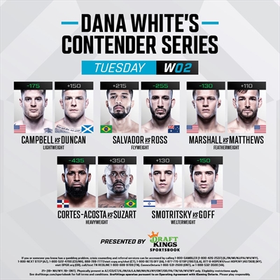 Dana White's Contender Series - Contender Series 2022: Week 2