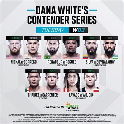 Dana White's Contender Series - Contender Series 2022: Week 3
