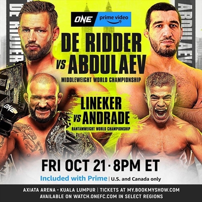 One Championship<br>One on Prime Video 3 - Lineker vs. Andrade