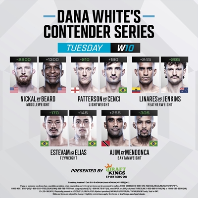 Dana White's Contender Series - Contender Series 2022: Week 10