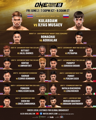 One Championship - One Friday Fights 19