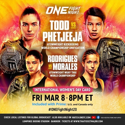 ONE Fight Night 20 - Todd vs. Phetjeeja
