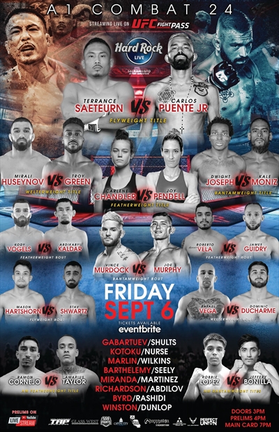 Urijah Faber's A1 Combat 24 - Saeteurn vs. Puente Jr.