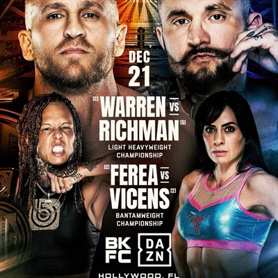 BKFC Hollywood - Warren vs. Richman