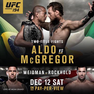 UFC 194 - Aldo vs. McGregor