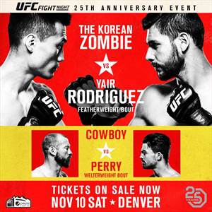UFC Fight Night 139 - Korean Zombie vs. Rodriguez