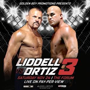 Golden Boy MMA - Liddell vs. Ortiz 3