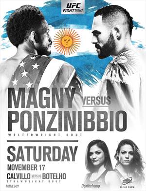UFC Fight Night 140 - Magny vs. Ponzinibbio