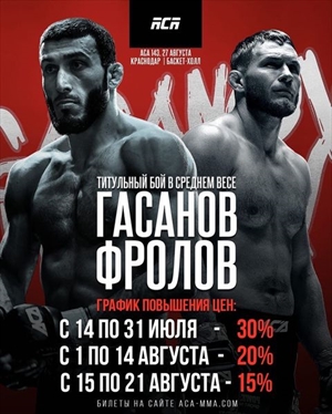 ACA 143 - Gasanov vs. Frolov