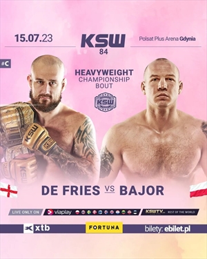 KSW 84 - De Fries vs. Bajor