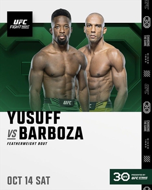 UFC Fight Night 230 - Yusuff vs. Barboza