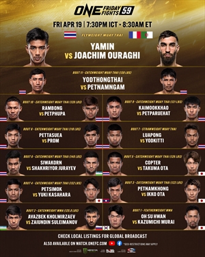 One Championship - One Friday Fights 59