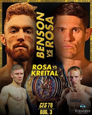 CES MMA 78 - Rosa vs. Benson