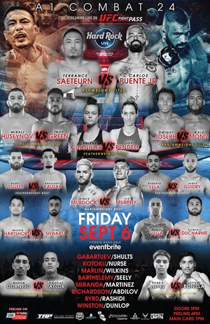 Urijah Faber's A1 Combat 24 - Saeteurn vs. Puente Jr.