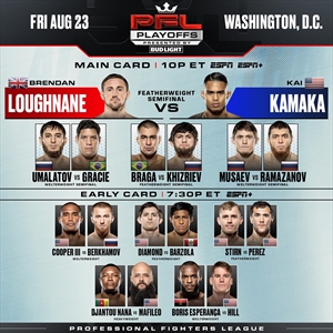 PFL 9: 2024 Playoffs - Loughnane vs. Kamaka