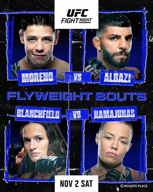 UFC Fight Night 246 - Moreno vs. Albazi