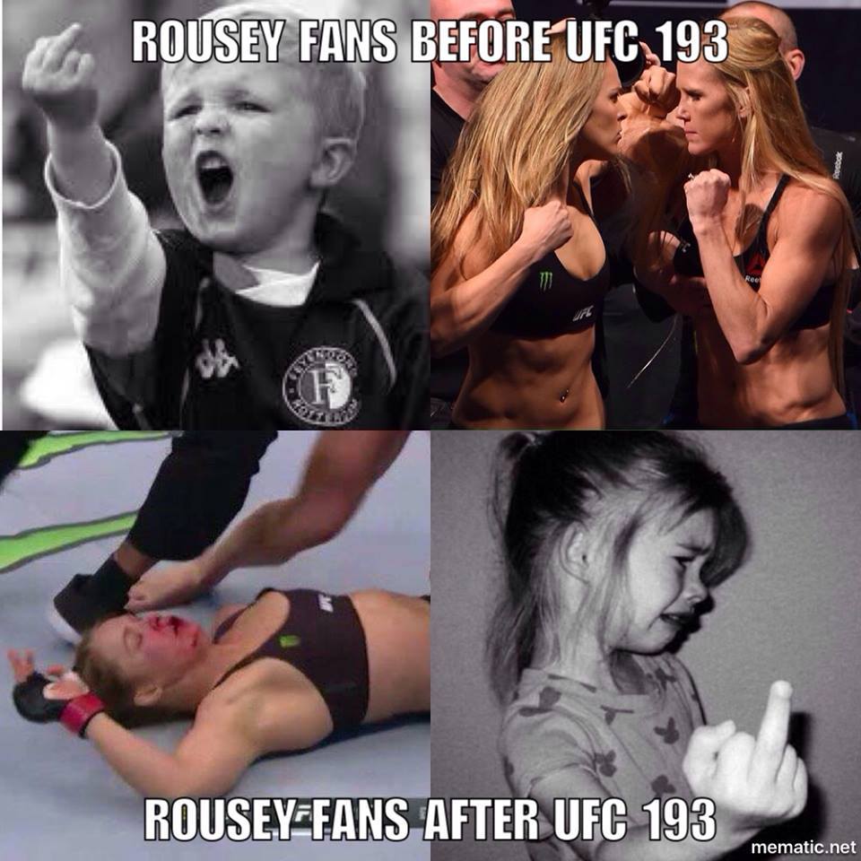 Rousey Fans Before UFC 193