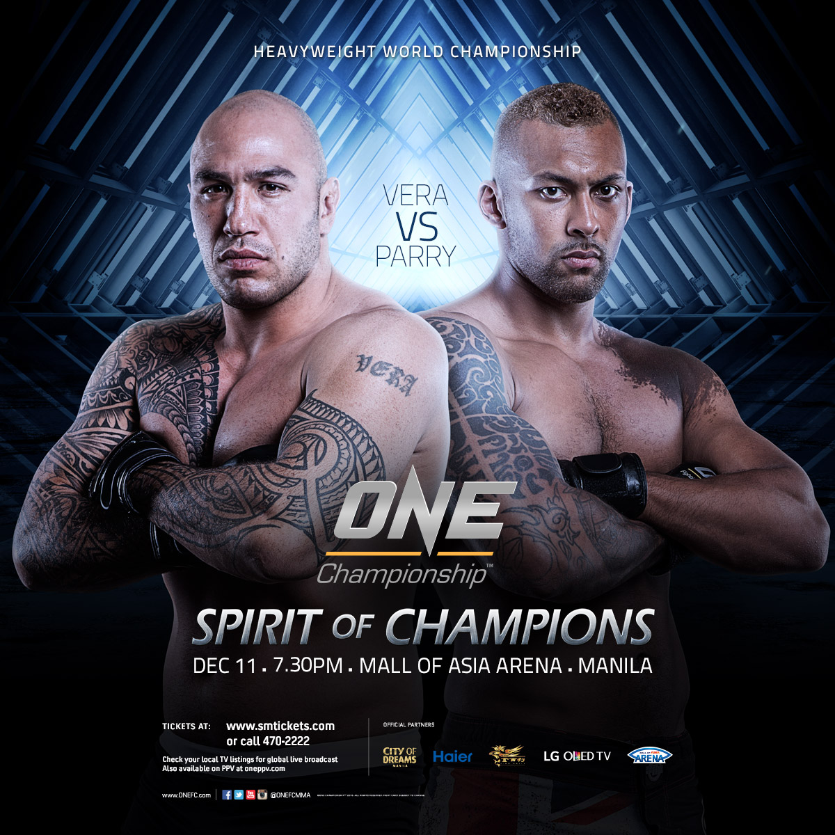 One Championship - Spirit of Champions Poster November 23, 2015