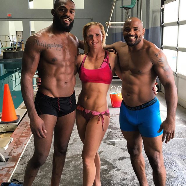 Great day swimming. Felt good to be in the water! Jon was killing it with his conditioning today. ! @jonnybones @jackson