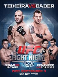 UFC Fight Night 28 - Teixeira vs. Bader Poster