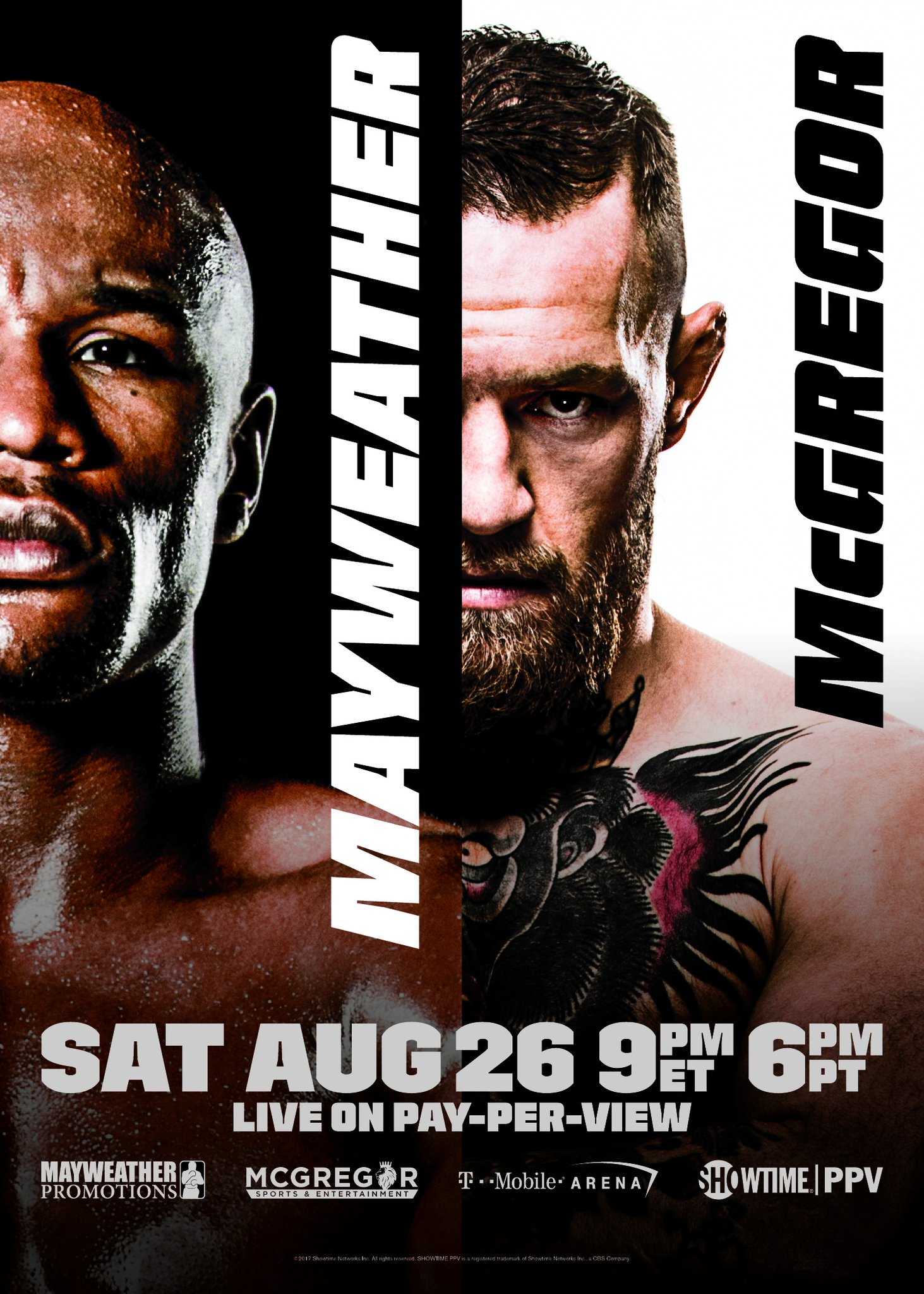 Showtime Boxing - Mayweather vs. McGregor Fight Card Results1463 x 2048