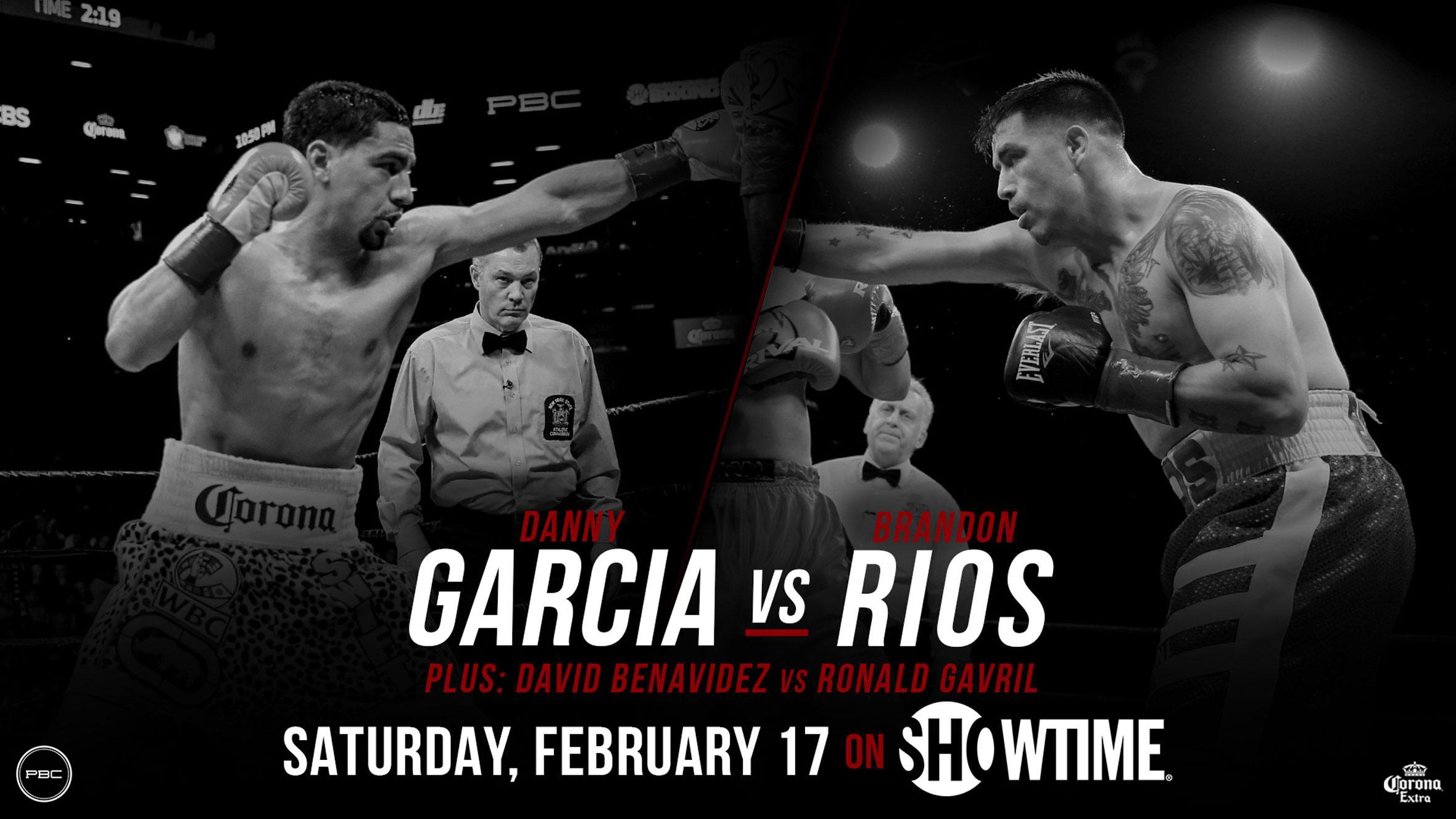 Showtime Boxing - Garcia vs. Rios Poster January 29, 2018 MMA Photo2360 x 1328