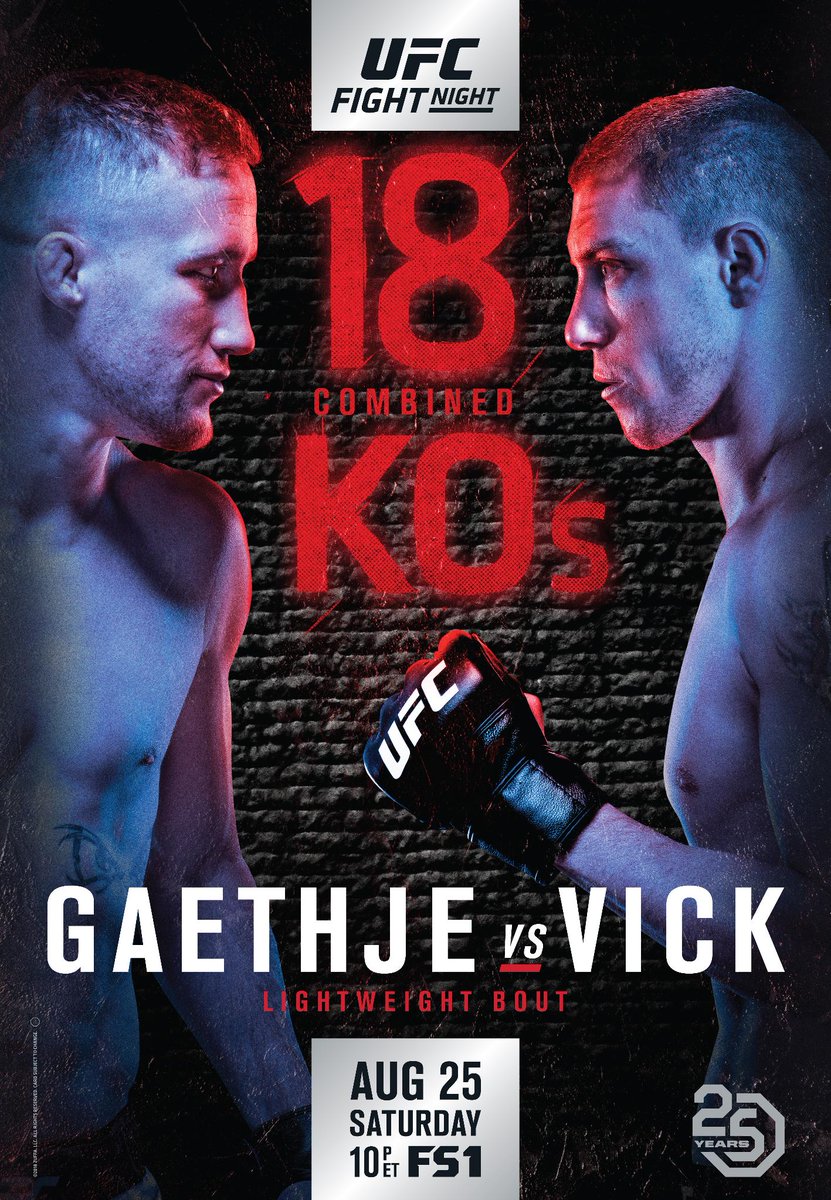 UFC Fight Night 135 - Gaethje vs. Vick Fight Card Results