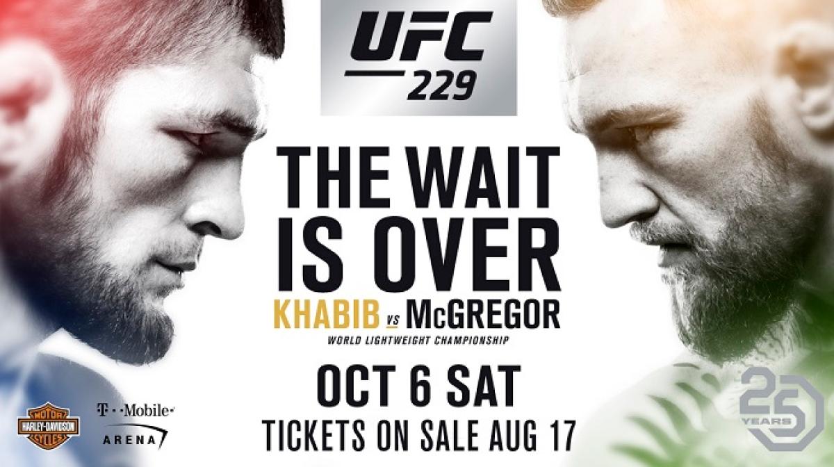 Ufc 229 Nurmagomedov Vs Mcgregor Poster August 17 2018 Mma Photo