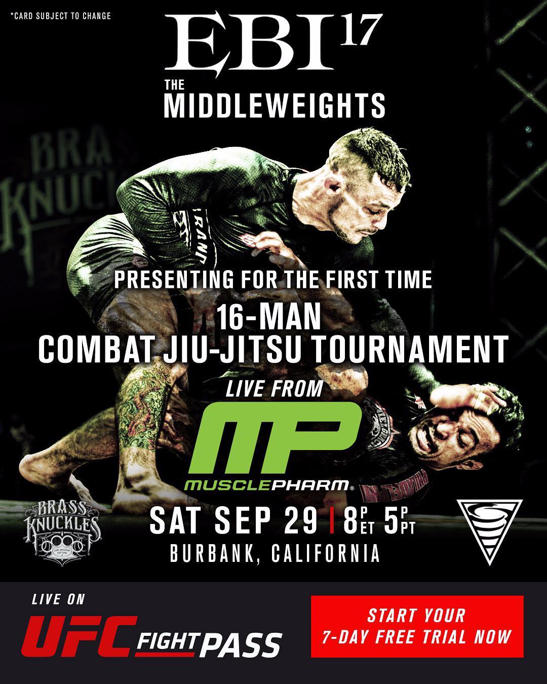 EBI 17 - The Middleweights Poster August 28, 2018