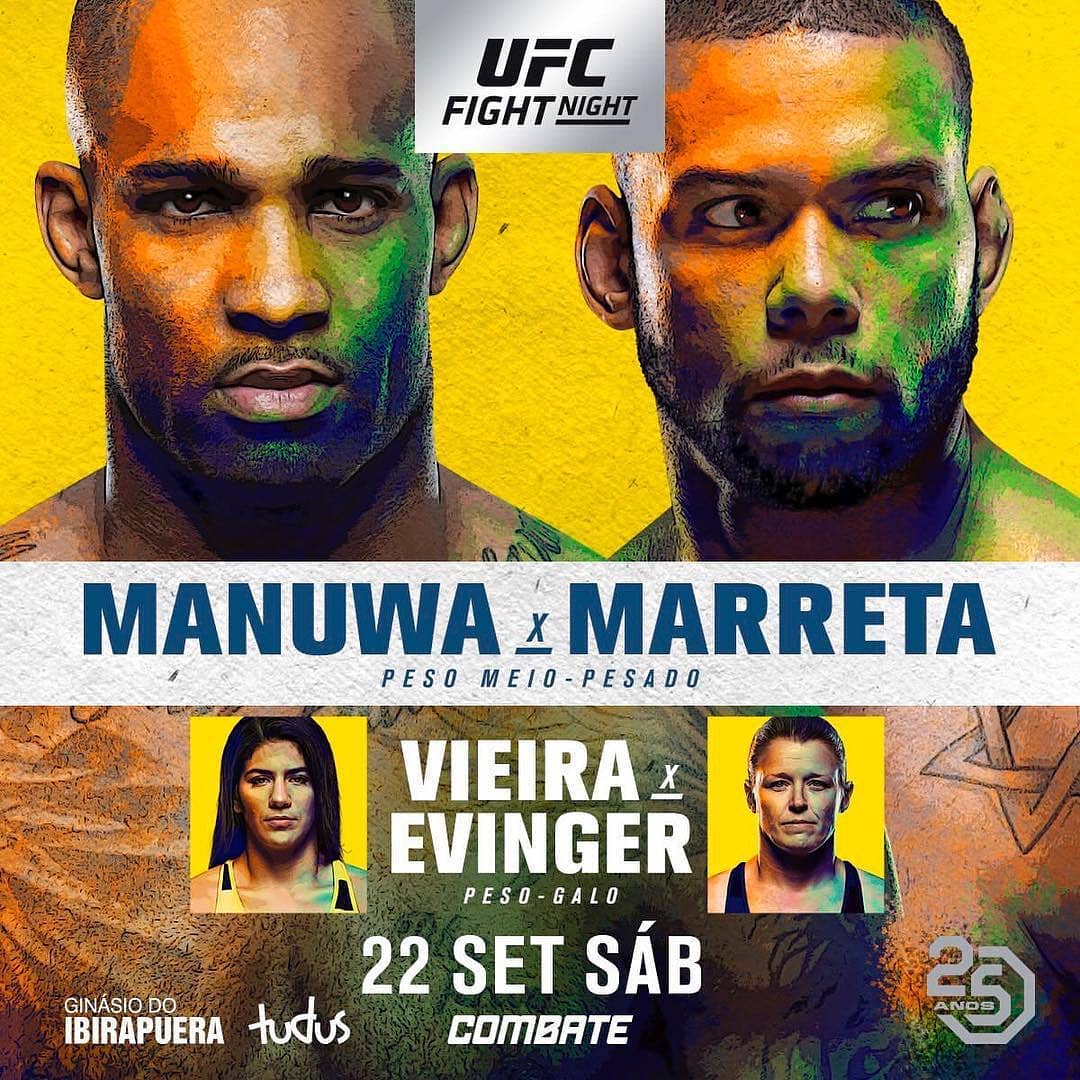UFC Fight Night 137 - Manuwa vs. Santos Poster September 10, 2018