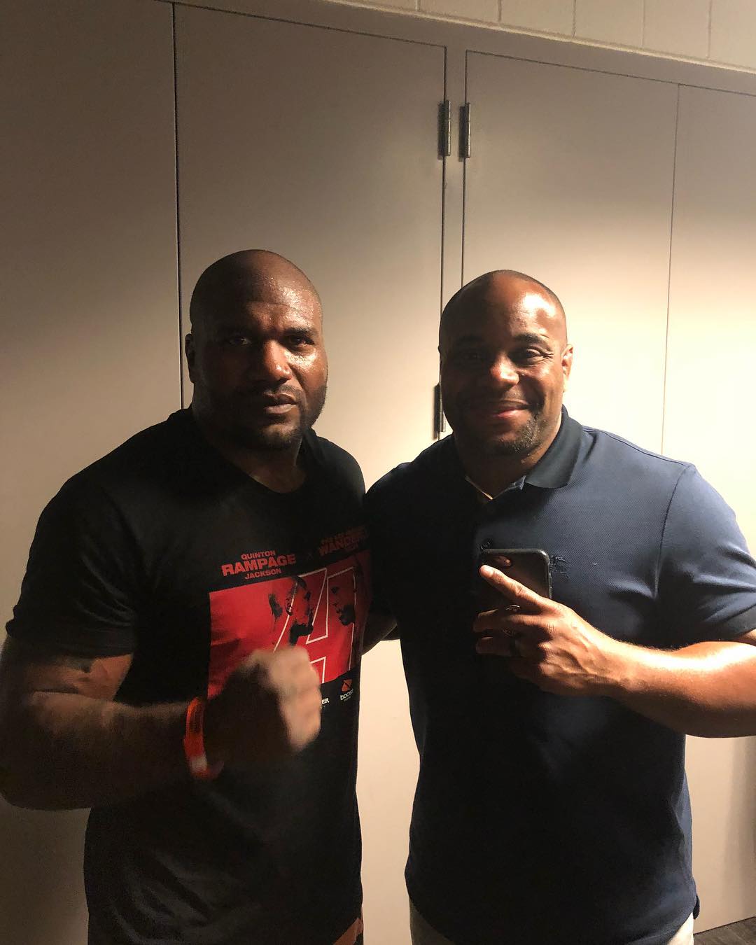 Quinton Jackson IG Post - Met the champ for the 1st time DC!!!