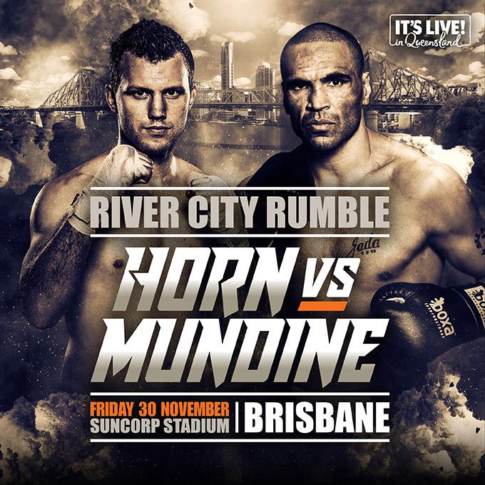 Main Event Boxing - Horn vs. Mundine Poster November 26, 2018